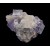 Fluorite on Quartz - La Viesca Mine M03547